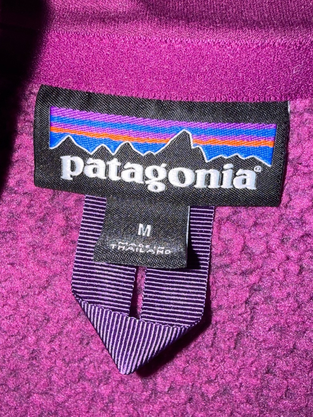Patagonia Fleece Pullover in Plum - Picture 3 of 3
